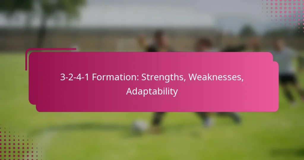3-2-4-1 Formation: Strengths, Weaknesses, Adaptability
