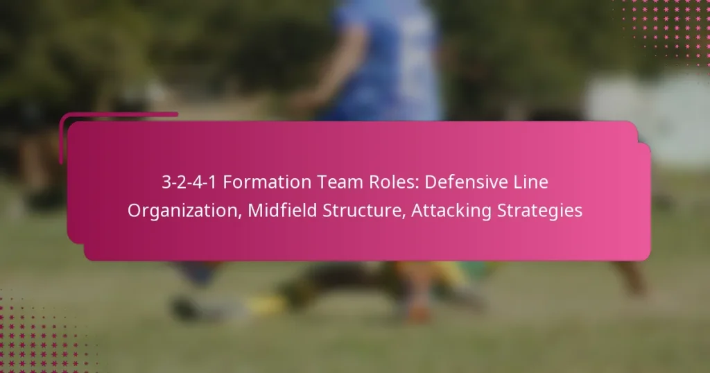 3-2-4-1 Formation Team Roles: Defensive Line Organization, Midfield Structure, Attacking Strategies