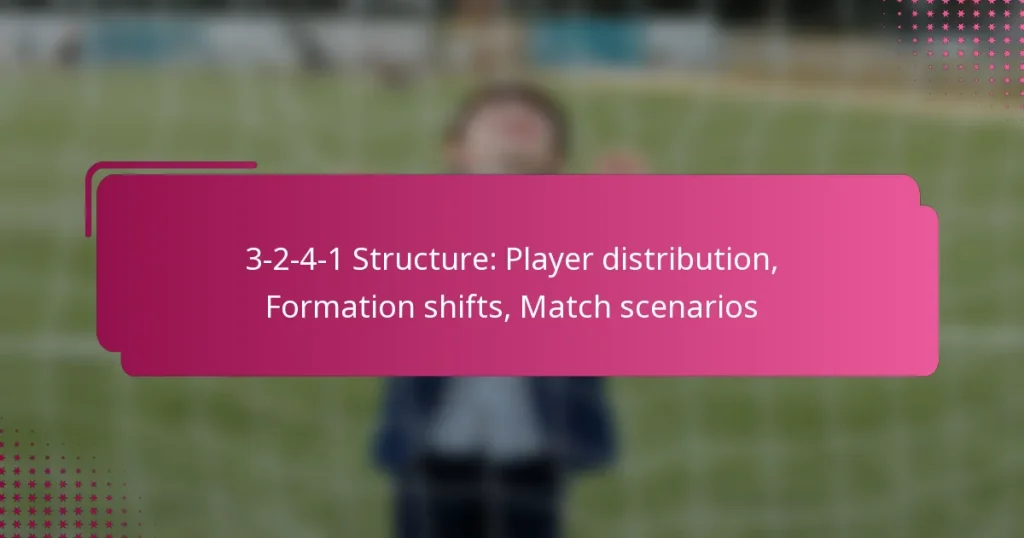 3-2-4-1 Structure: Player distribution, Formation shifts, Match scenarios