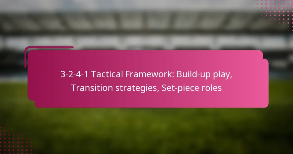 3-2-4-1 Tactical Framework: Build-up play, Transition strategies, Set-piece roles