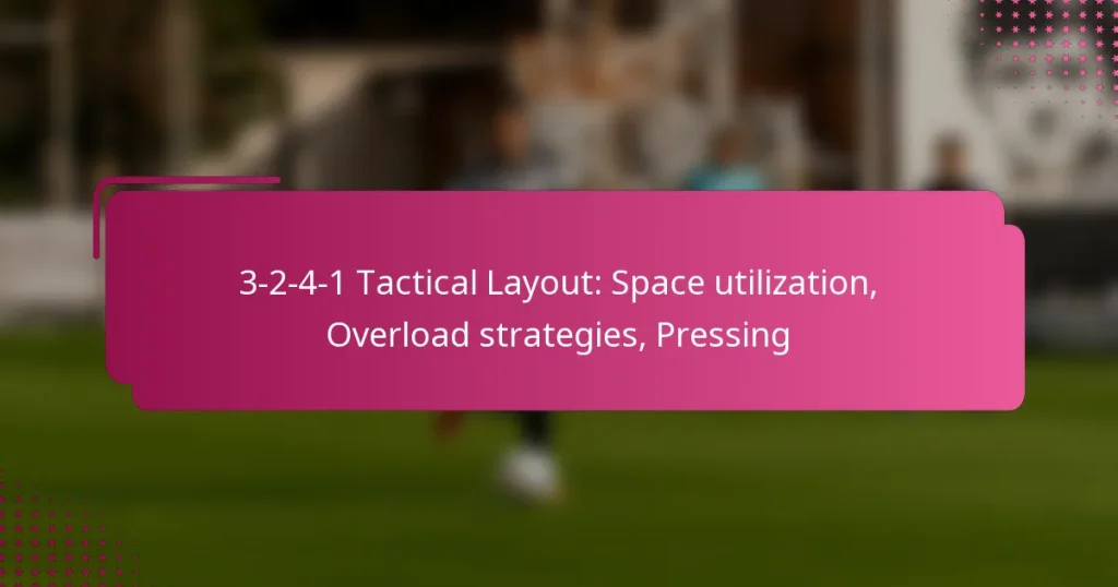 3-2-4-1 Tactical Layout: Space utilization, Overload strategies, Pressing