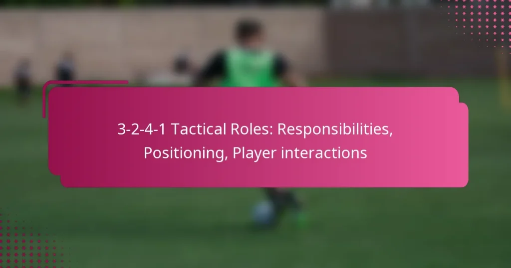3-2-4-1 Tactical Roles: Responsibilities, Positioning, Player interactions