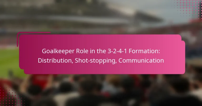 Goalkeeper Role in the 3-2-4-1 Formation: Distribution, Shot-stopping, Communication
