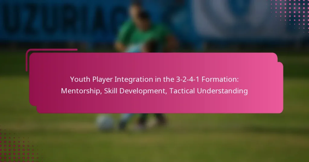 Youth Player Integration in the 3-2-4-1 Formation: Mentorship, Skill Development, Tactical Understanding