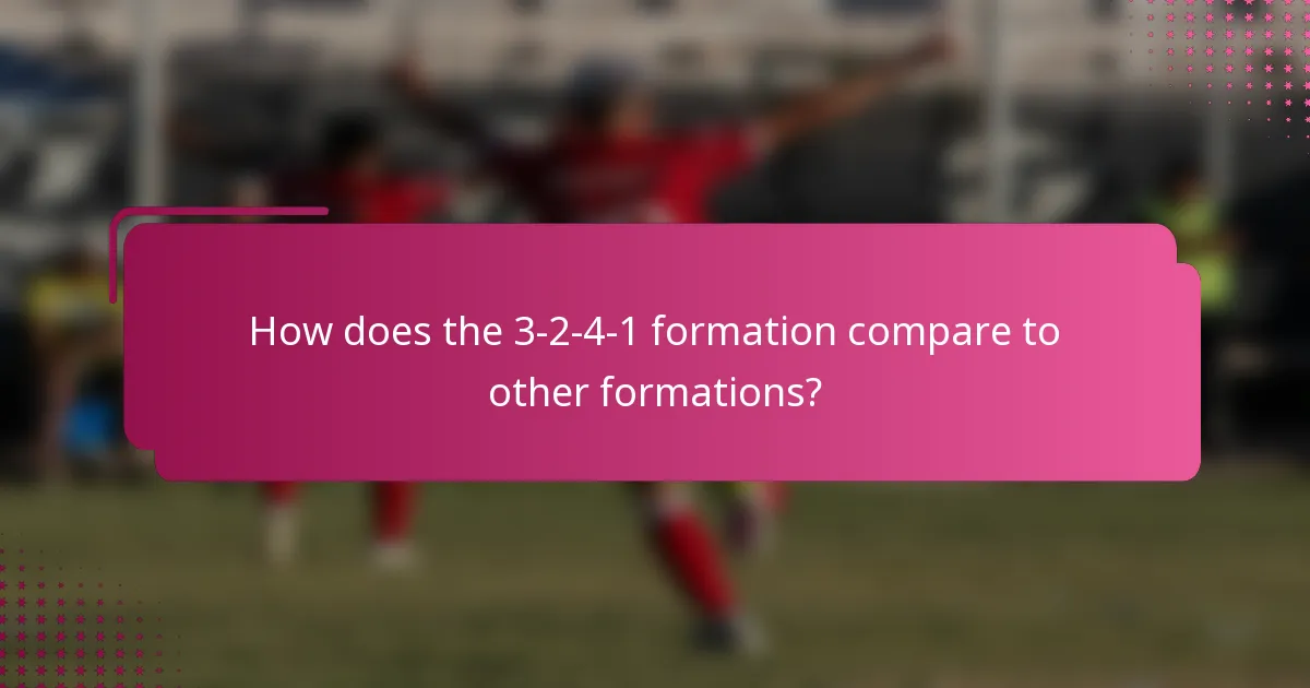 How does the 3-2-4-1 formation compare to other formations?