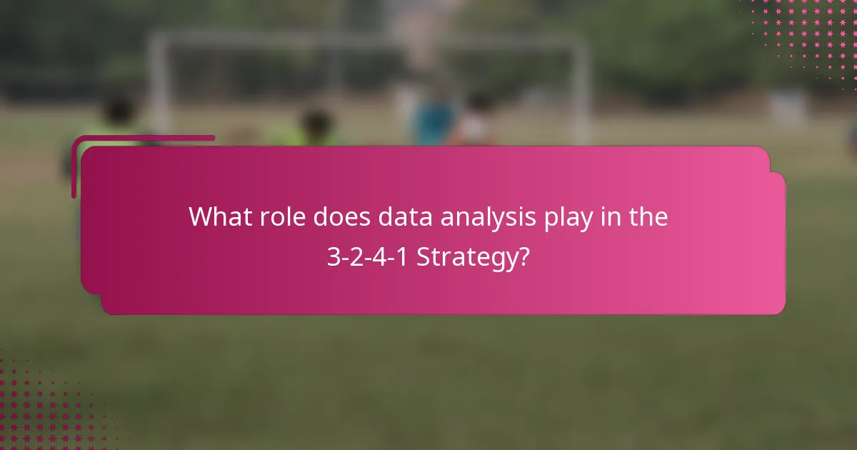What role does data analysis play in the 3-2-4-1 Strategy?